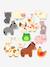 DJECO repositionable farm animal stickers red 