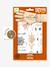 Souffle d'orient temporary tattoos by DJECO orange 