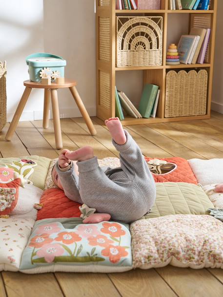 Activity Mat, Life beige+ecru+orange+red 