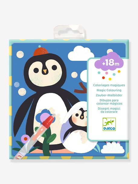 Magic colouring peekaboo hide-and-seek by DJECO blue 