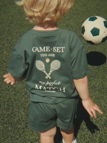 Famo T-shirt and shorts set by KONGES green 