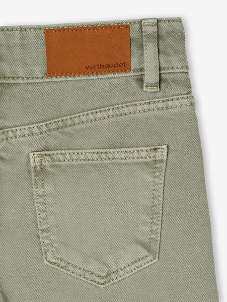Medium Fit Wide Leg MorphologiK Trousers for Girls coral+grey green+khaki+old rose 