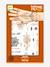 Souffle d'orient temporary tattoos by DJECO orange 