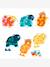 Animal pompom collage by DJECO green 