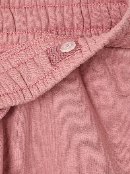 Basics Joggers with Drawstring for Girls navy blue+old rose 