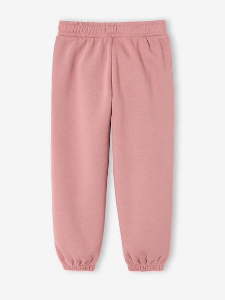 Basics Joggers with Drawstring for Girls navy blue+old rose 