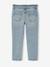 Slim-fit jeans for girls light blue+medium blue 