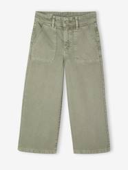 Girls-Medium Fit Wide Leg MorphologiK Trousers for Girls