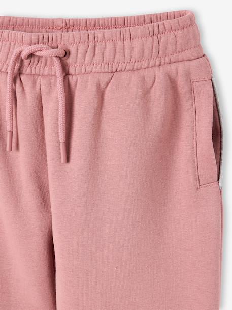 Basics Joggers with Drawstring for Girls navy blue+old rose 