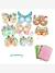 Pack of 5 DIY animal masks rose 