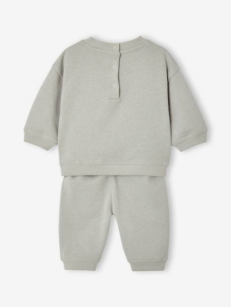 Sweatshirt and trousers set for newborn baby crystal blue 