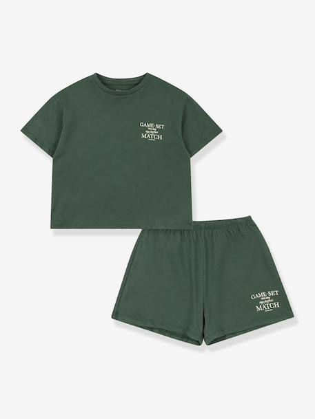 Famo T-shirt and shorts set by KONGES green 