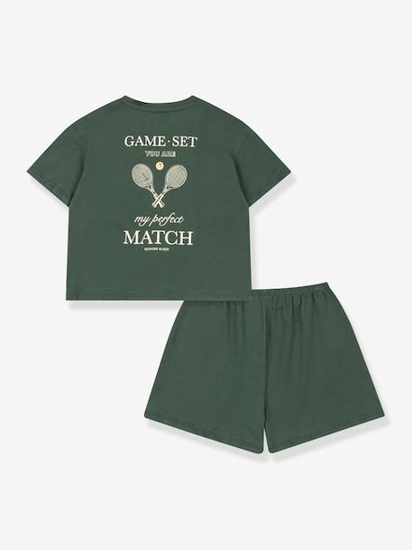 Famo T-shirt and shorts set by KONGES green 