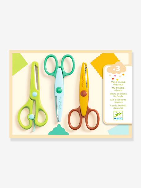 3 DJECO scissors beige 