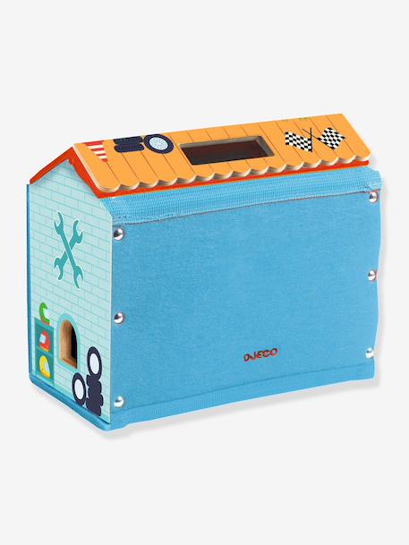 Softi Vroum wooden garage by DJECO multicoloured 