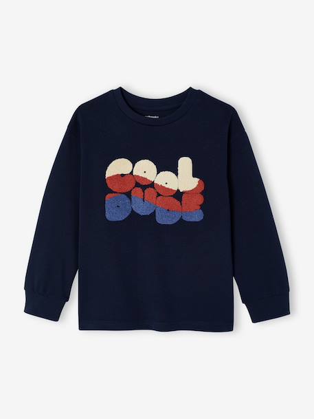 Long-sleeved T-shirt for boys hazel+navy blue 