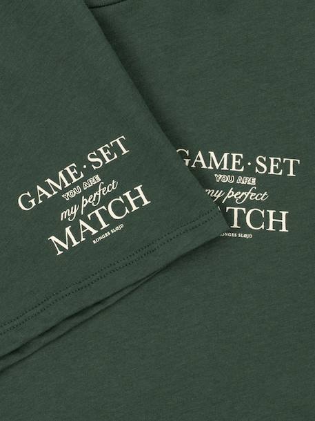 Famo T-shirt and shorts set by KONGES green 