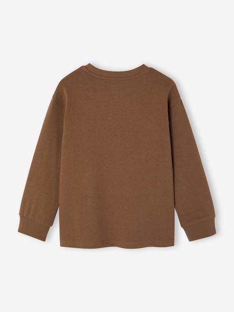 Long-sleeved T-shirt for boys hazel+navy blue 