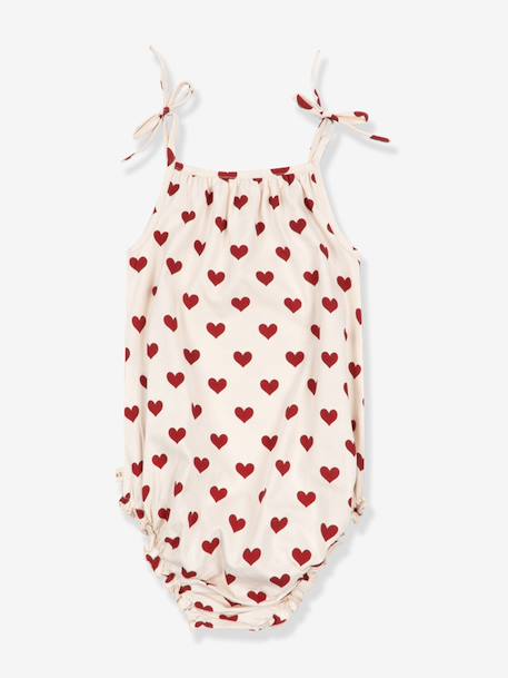 Strappy bodysuit by KONGES red 