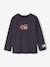 Long-sleeved sports T-shirt for boys slate grey 