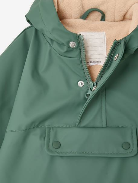 Rain cape for baby green 