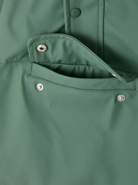 Rain cape for baby green 