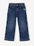 Wide-Leg Jeans, Frayed Hems, for Girls bleached denim+deep blue+grey+stone 