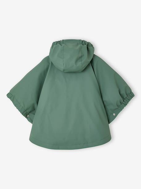 Rain cape for baby green 