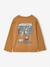 Long-sleeved T-shirt for boys fir green+ocean blue+ochre 