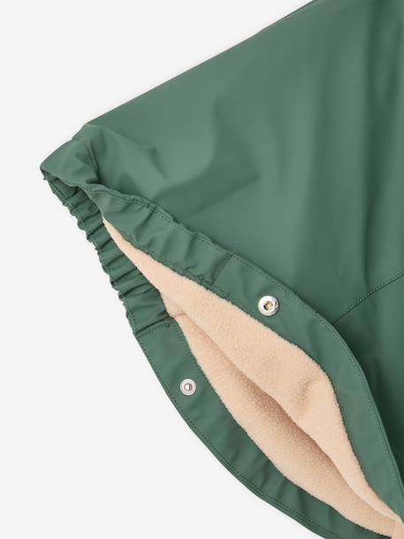 Rain cape for baby green 