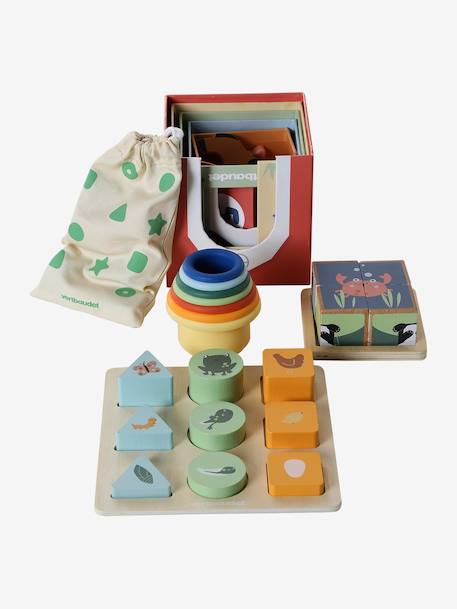 Discovery set: FINE MOTOR SKILLS, BALANCE AND EARLY REASONING in FSC®100% wood multicoloured 