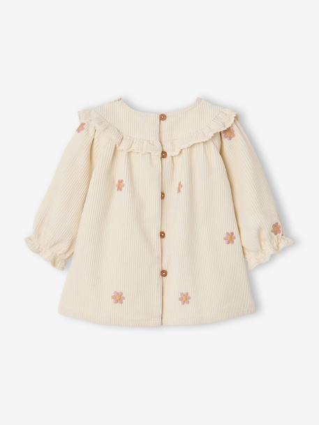 Dress and tights set for newborn vanilla 