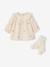 Dress and tights set for newborn vanilla 