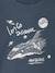 Sweatshirt with front print for boys marl red+marl white+night blue 