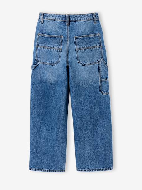 Wide-leg jeans for boys stone 