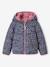 Reversible Lightweight Jacket for Girls anthracite+mauve+pale pink 