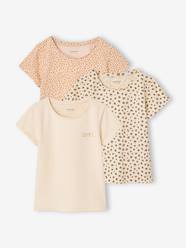 -Pack of 3 short-sleeved T-shirts for girls
