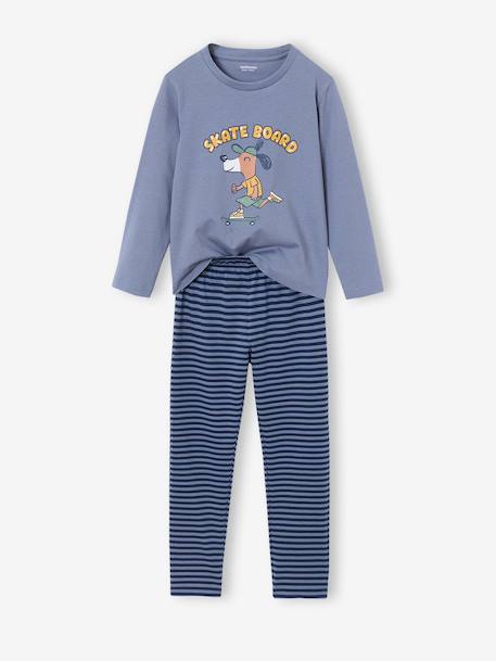 Pack of 2 pyjamas for boys grey blue 