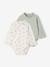 Pack of 2 roll-neck bodysuits for baby ecru 