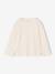 Pack of 3 long-sleeved girls' fancy t-shirts anthracite+coral+ecru+grey blue+indigo+mauve+rose 