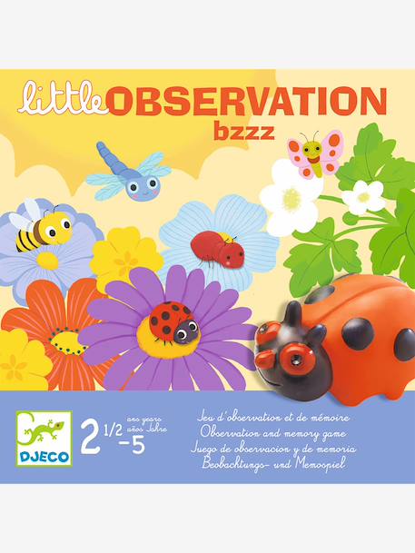 Little observation Bzzz observation game by DJECO multicoloured 