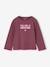 Pack of 3 long-sleeved girls' fancy t-shirts anthracite+coral+ecru+grey blue+indigo+mauve+rose 