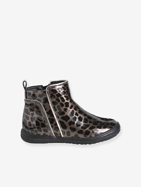 Boots with Zip for Girls, Designed for Autonomy anthracite+black+brown 