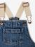 Denim dungarees for baby stone 