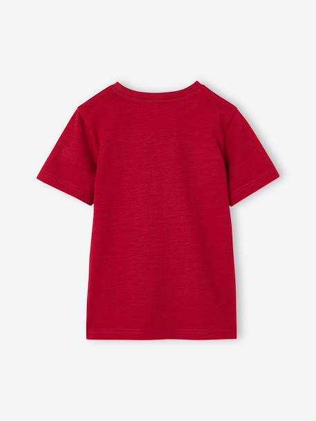 Short Sleeve T-Shirt, for Boys Blue+Green+red+white 