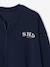 Zip-up sweatshirt for girls slate grey 