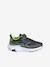 Trainers with touch-fastening strap in textile for boys black 