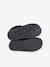Zip-up textile boots for girls black 