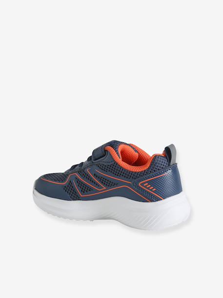 Textile trainers with touch-fastening strap for boys navy blue 