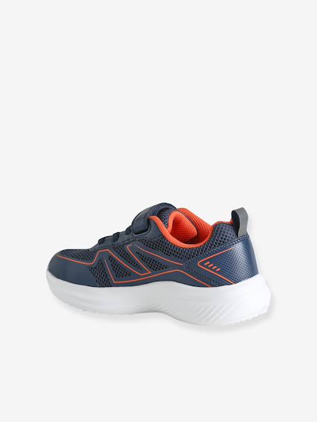 Sports trainers with touch-fastening strap for boys navy blue 